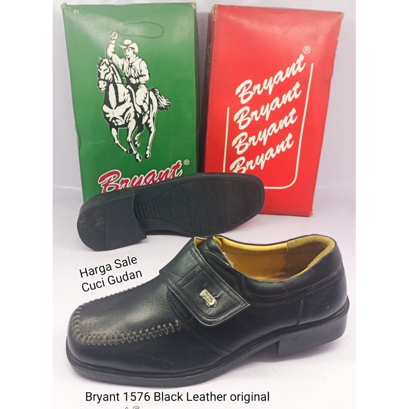 Sepatu Pria Kulit Asli Bryant 11_1436.Black