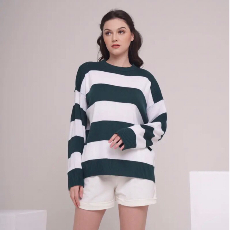 Nigoo eira Sweater Rajut Oversize Knitted
