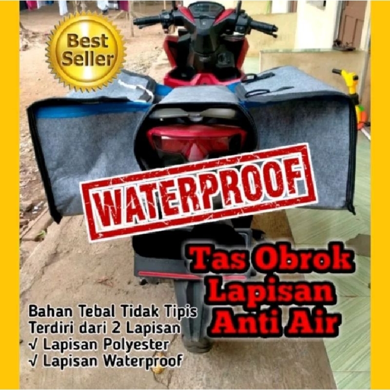 Tas Motor/Tas Kurir  Ukuran jumbo bahan Anti Air