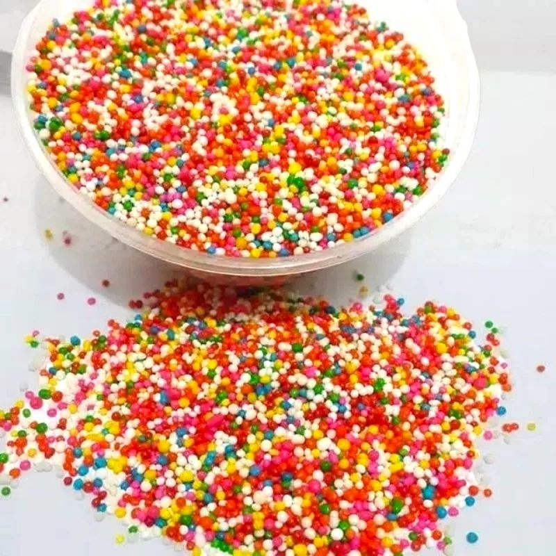 

ELMER Sugar SPRINKLE 100gram Trimit Hiasan kue Rainbow