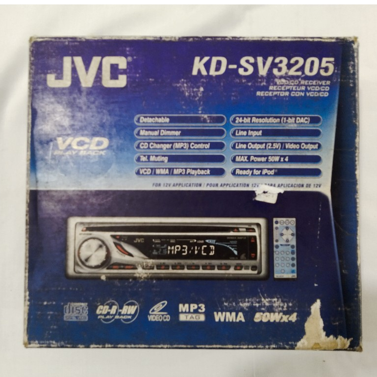 VCD/CD RECEIVER / RECEPTEUR VCD/CD RECEPTOR CON VCD/CD KD-SV3205