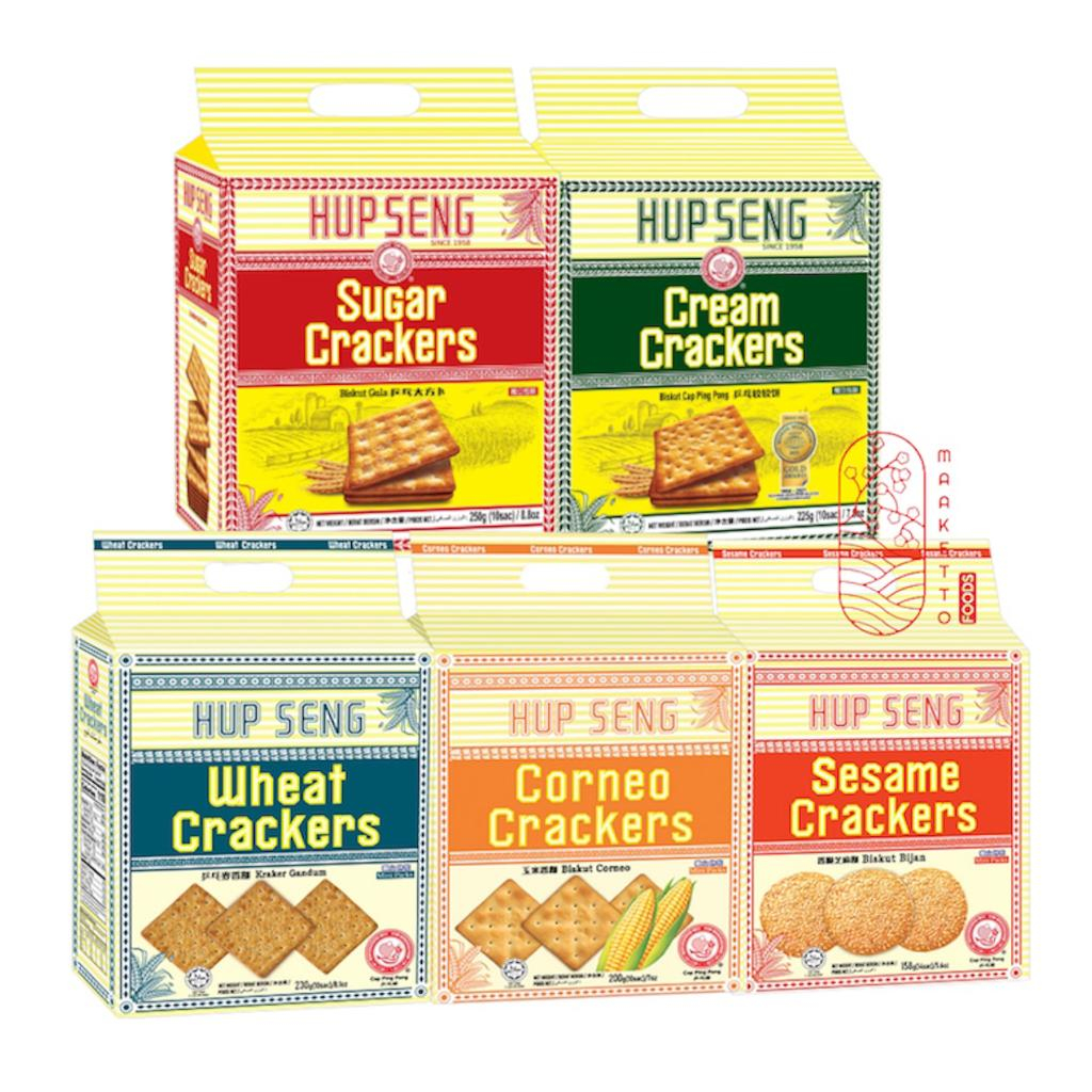 

Hup Seng Cream Crackers / Biskuit Hupseng Bungkusan Cap Ping Pong