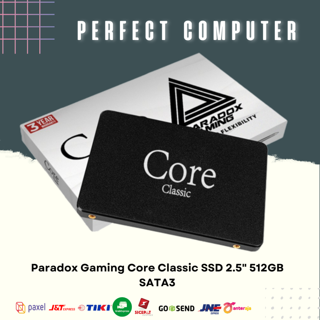 Paradox Gaming Core Classic SSD 2.5" 512GB SATA3