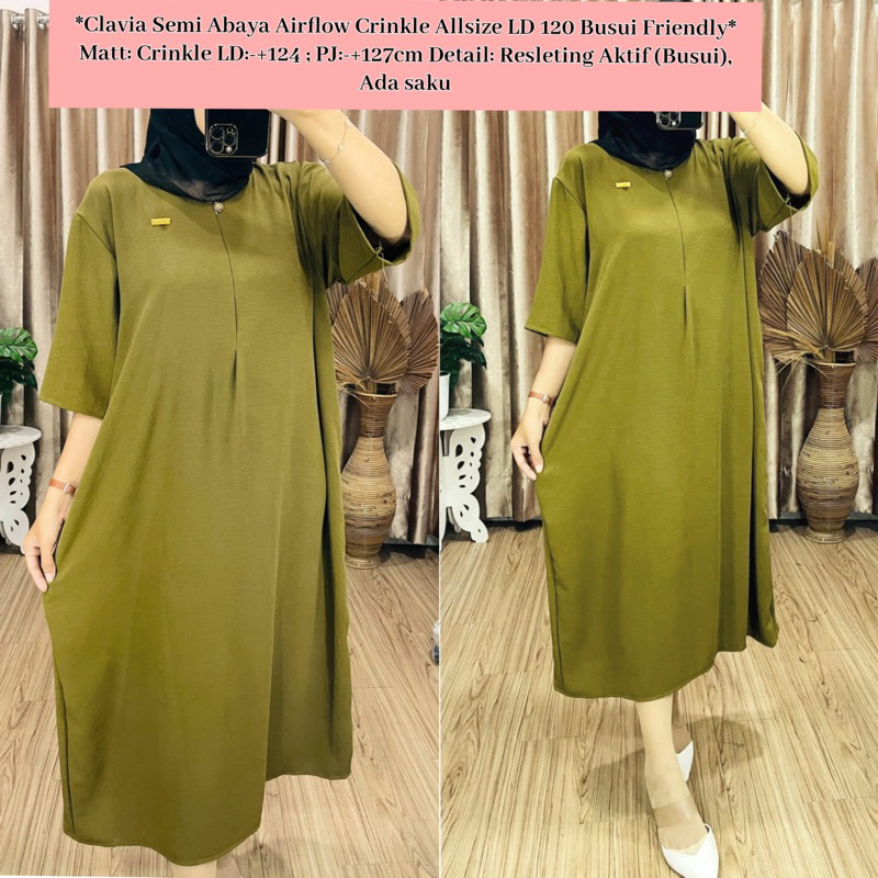 Gamis Crinkle / Gamis Crinkle Tali / Gamis Crinkle Premium / Gamis Crinkle