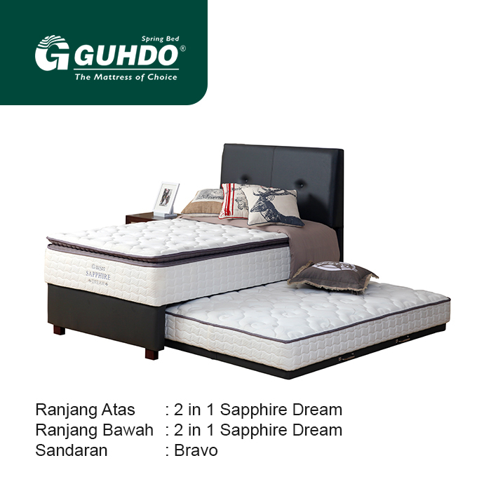 GUHDO 2IN1 Sapphire Dream Headboard Bravo