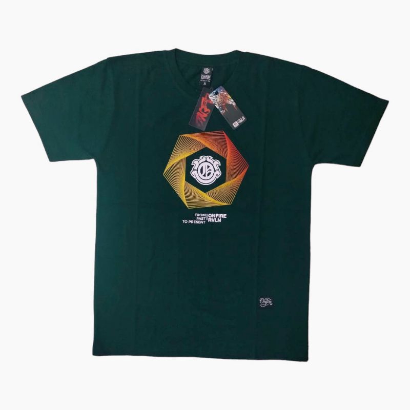 Onfire Kaos Katun baju Polos Kaos Pria Distro Lengan Pendek