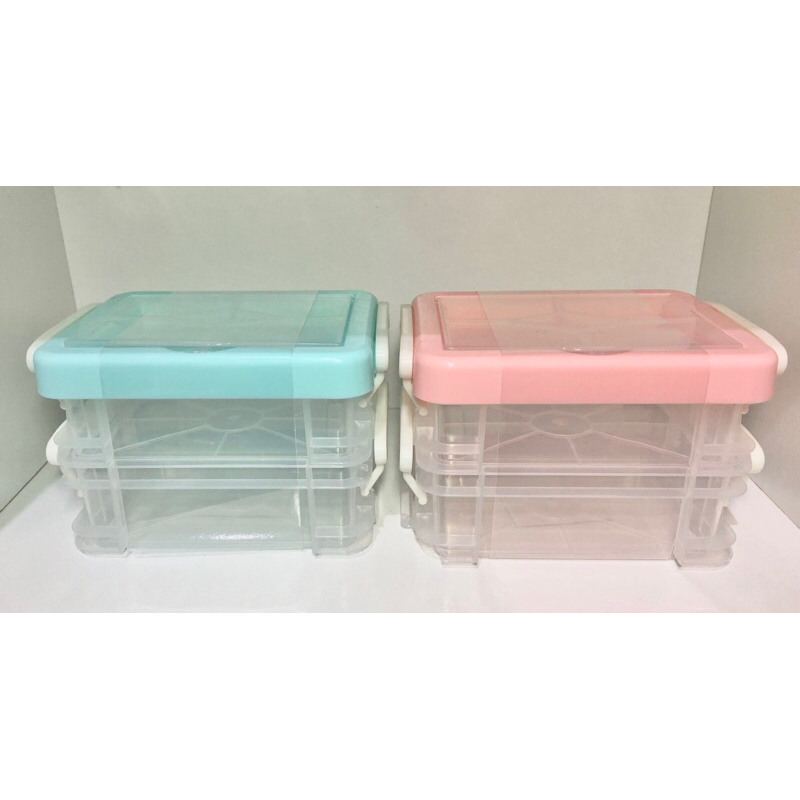 Mini storage box Mr. DIY rak penyimpanan tempat photocard kpop