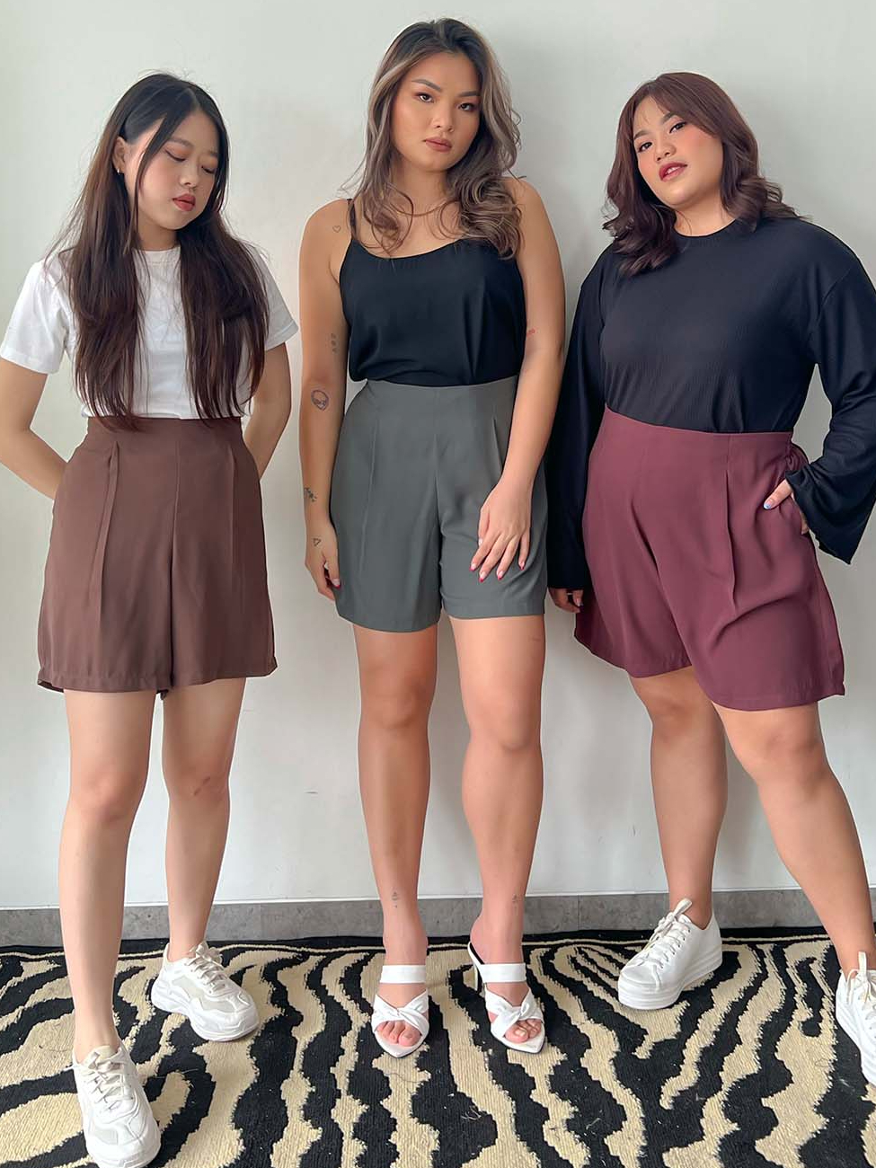 diskon [tutuloph] ruby short pants celana pendek harian daily pants women fashion wanita jumbo