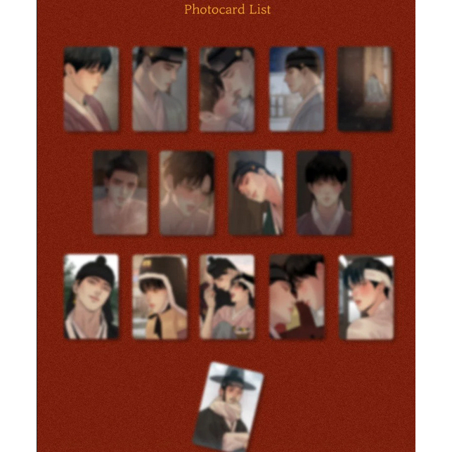 OFFICIAL MERCH RANDOM PHOTOCARD PAINTER OF THE NIGHT SEALED LEZHIN
