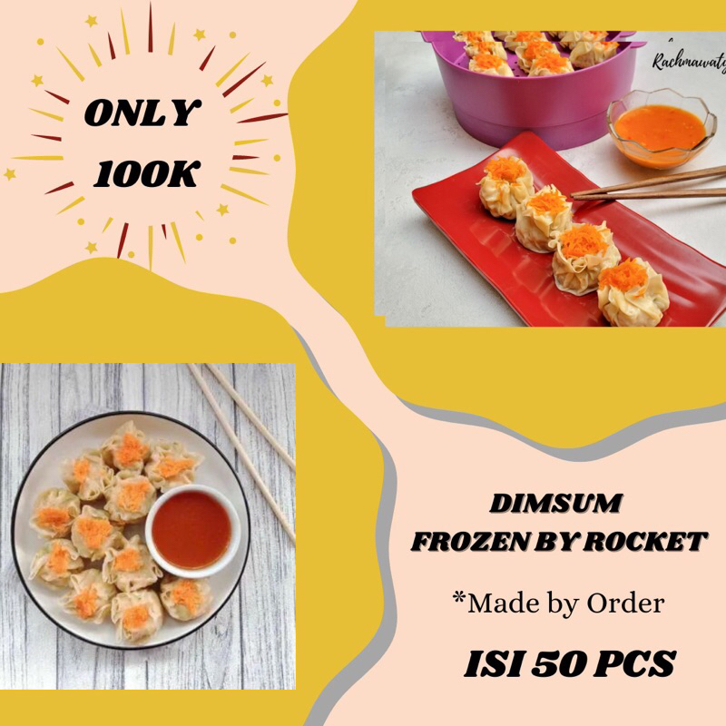 

DIMSUM AYAM UDANG - FROZEN - ISI 50 PCS - MADE BY ORDER