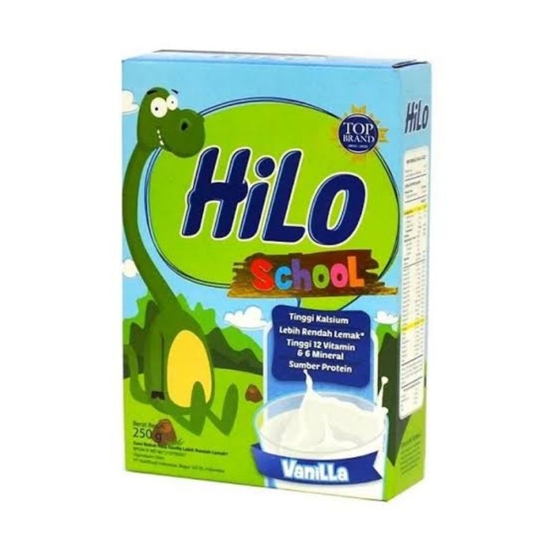 

HILO SCHOOL 250 GR COKLAT,VANILA,MADU