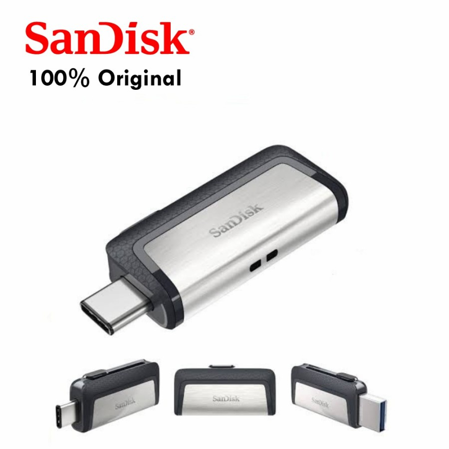 Sandisk OTG 128GB USB Type-C USB 3.1 Ultra Dual Drive Original 128GB / 64GB / 32GB / 16GB / 8GB /