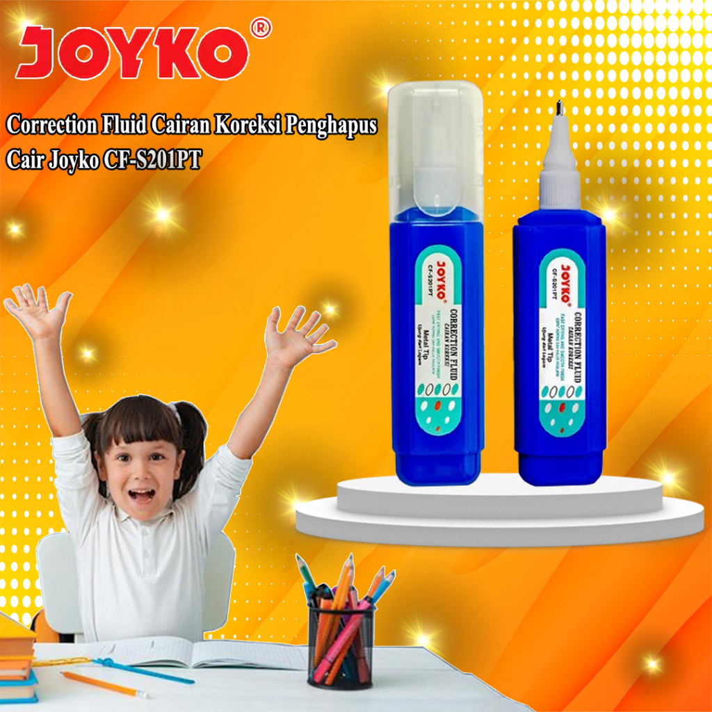 

Correction Fluid Cairan Koreksi Penghapus Cair Joyko CF-S201PT