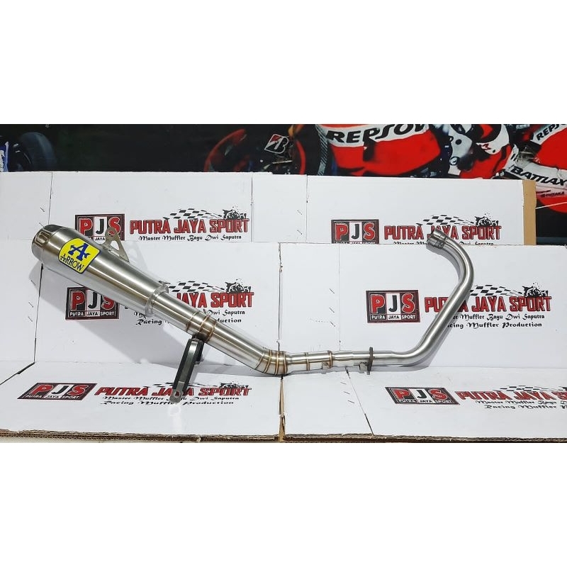 knalpot arrow for cbr150/r15/gsx/vixion dll full system pnp