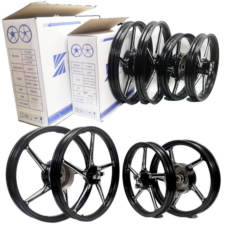 (READY STOK) HYLOS SPORT RIM FG 511 PNP HONDA VARIO 150/125 | VELG HYLOS SPORT Ring 17 & Ring 14 KHU