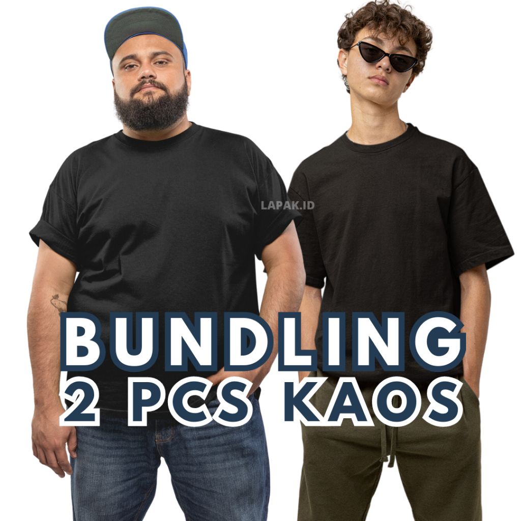 BUNDLING KAOS POLOS OVERSIZE/KAOS POLOS BIG SIZE/KAOS POLOS JUMBO 2XL 3XL 4XL 5XL