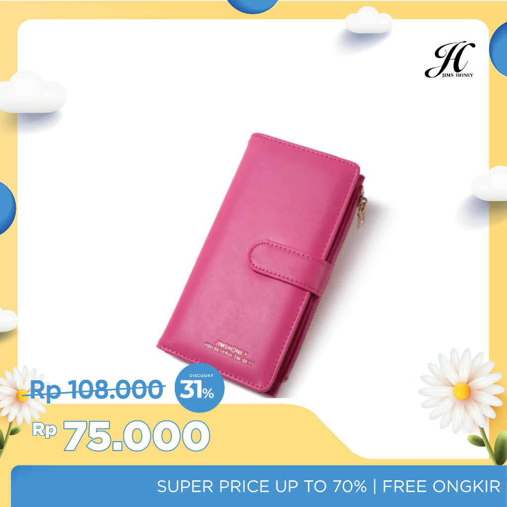 Aira Plus Wallet Jimshoney Rembang Original Dompet panjang wanita promo murah