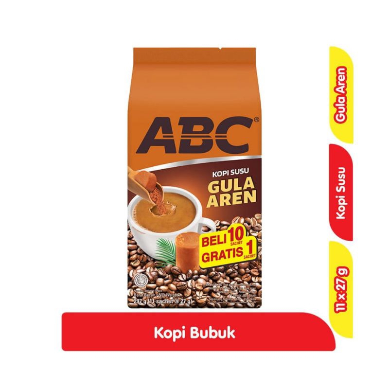 

ABC KOPI SUSU GULA AREN 11X27GRAM