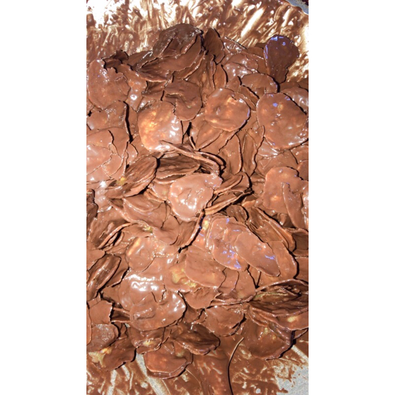 

Keripik pisang lumer dengan coklat Melimpah