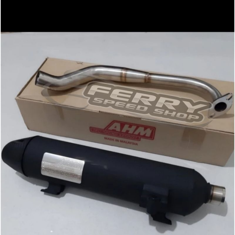 Knalpot standar racing Ahm Aerox 155 old / Knalpot Ahm Original Malaysia Aerox 155 old