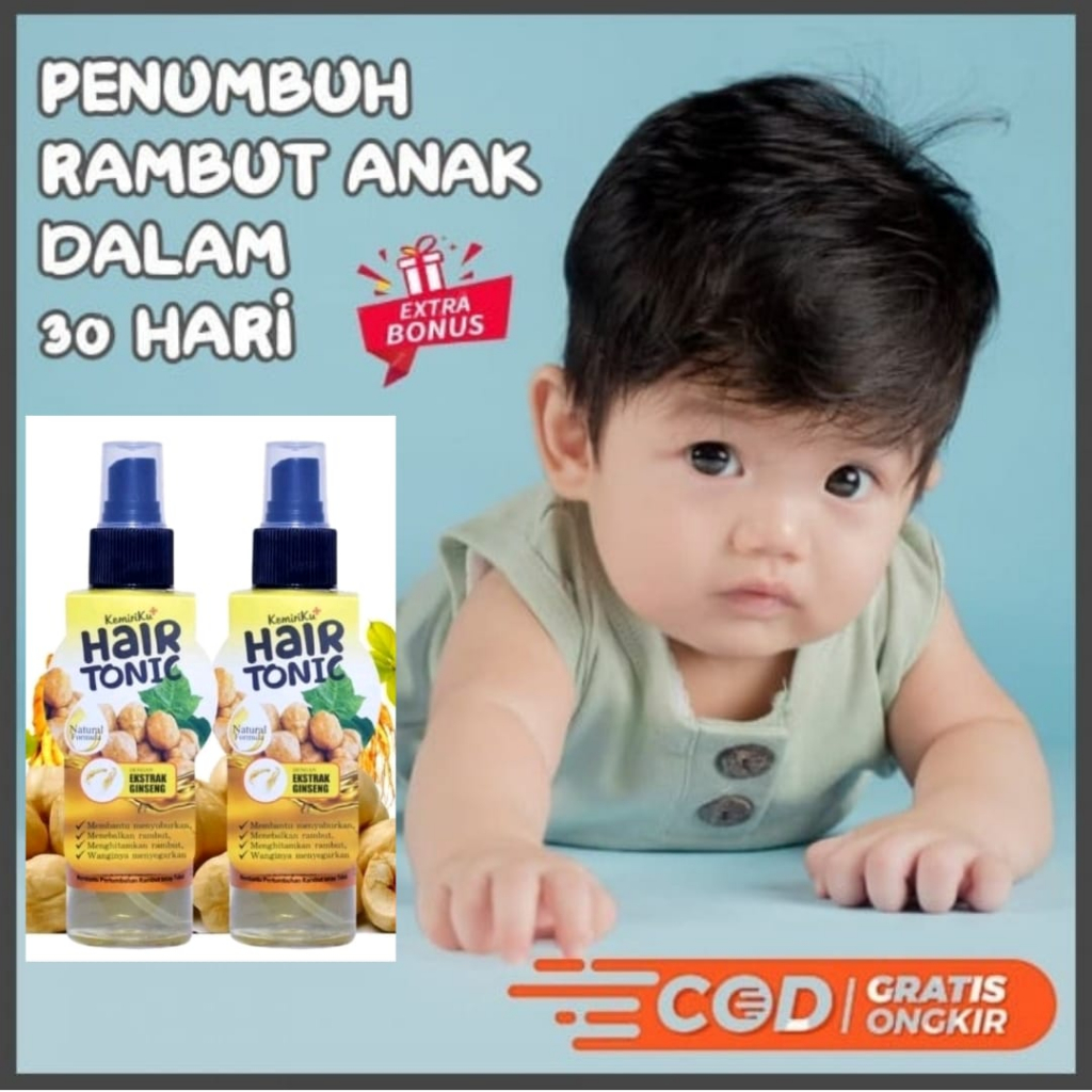 Penumbuh rambut secara cepat dan tebal  Anak Dewasa Hair tonic penumbuh rambut botak cepat Shampo penumbuh rambut botak dengan cepat Obat penumbuh rambut botak pria paling ampuh Sampo penumbuh rambut botak paling ampuh Hair Tonic Kemiriku Original