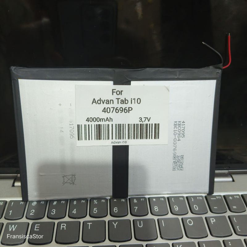 Batre For Tablet Advan i10 Batrai Tab 407696 Baterai tablet 8000MAh Baterry