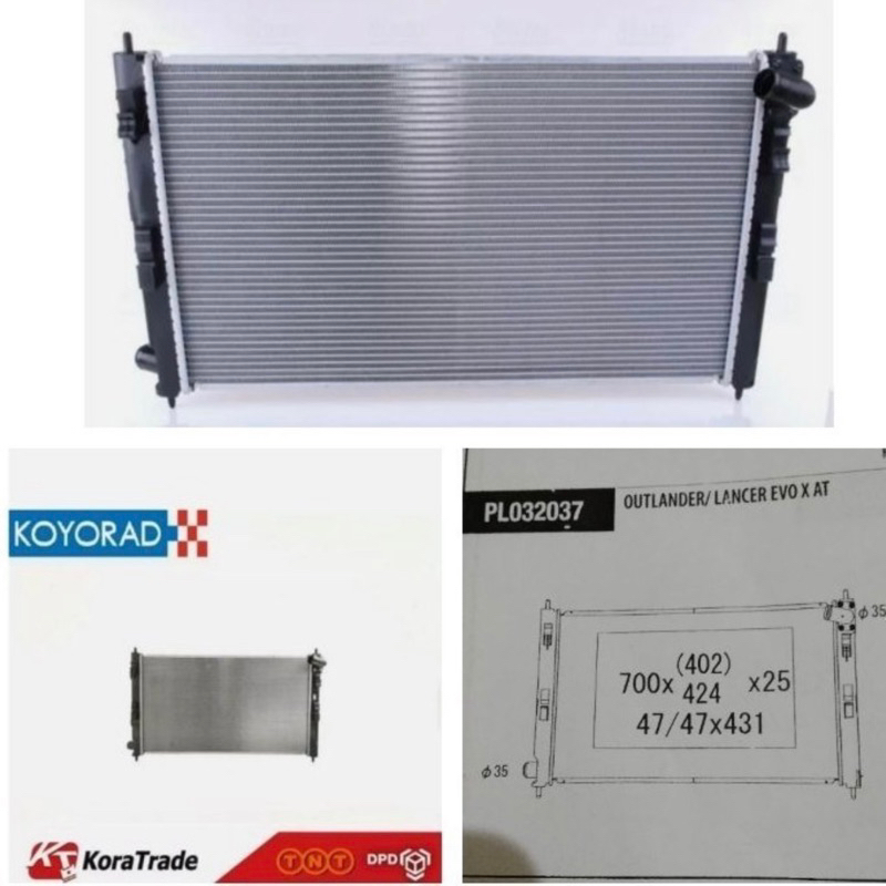 RADIATOR MITSUBISHI DELICA 4B11 4J11 2000cc 2007 - 2018 KOYORAD
