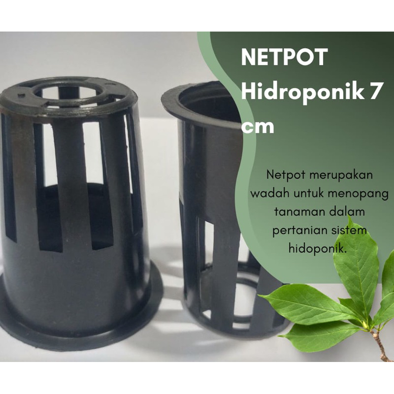 Netpot Hidroponik 7 cm Hitam Netpot Hidroponik jaring 7 cm- Netpot Bagus - Netpot Berkualitas - Netp