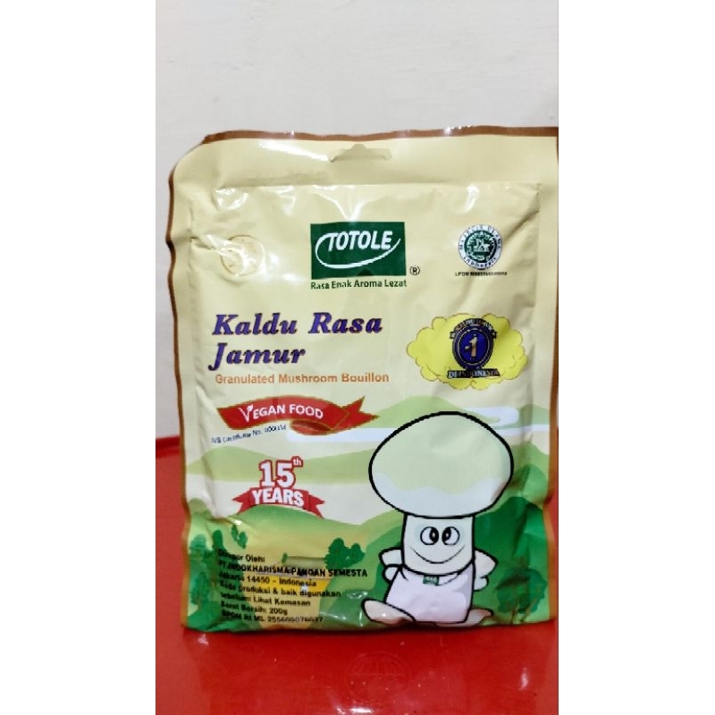 

Kaldu Jamur Totole 200gr Ed 2025