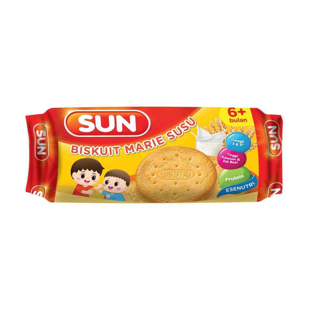 

Sun biskuit marie susu 150 gram