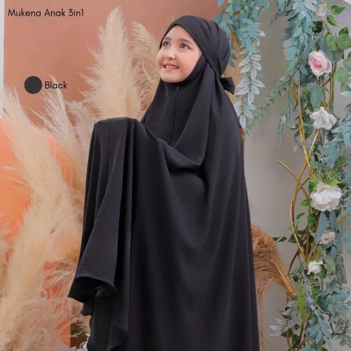 Mukena Anak 3 in 1 Cringkel AirFlow//Mukena AQILAH 3 in 1 Cringkel//Mukena anak Cringkel