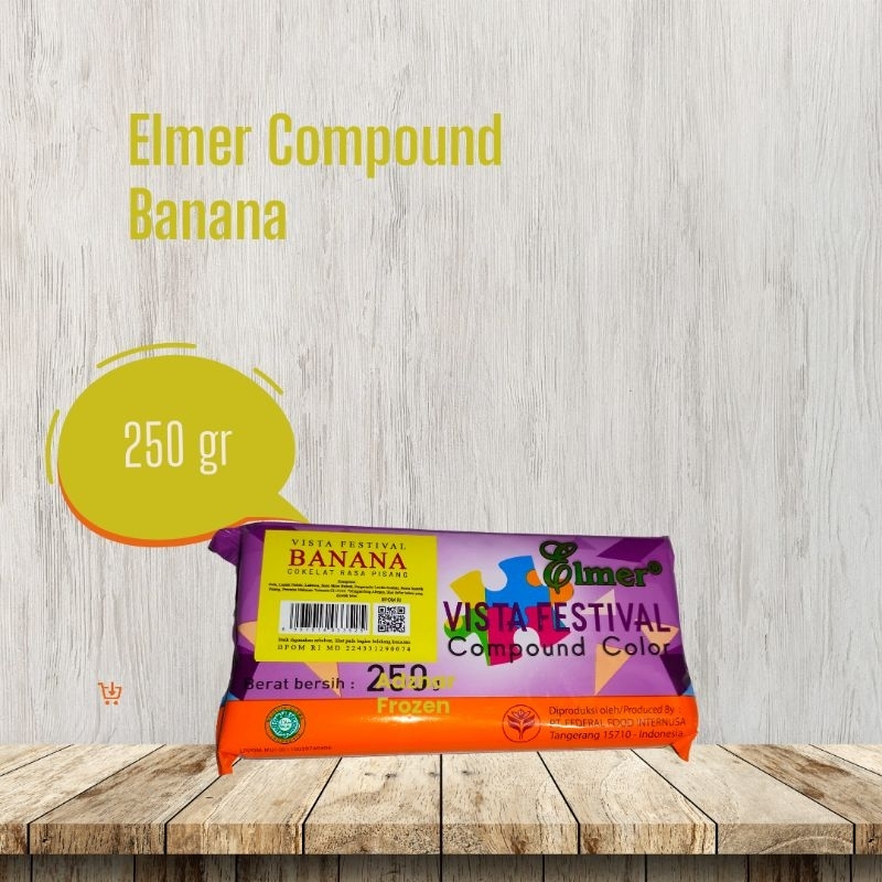 

Elmer Compound Banana 250gr / Coklat batang rasa banana