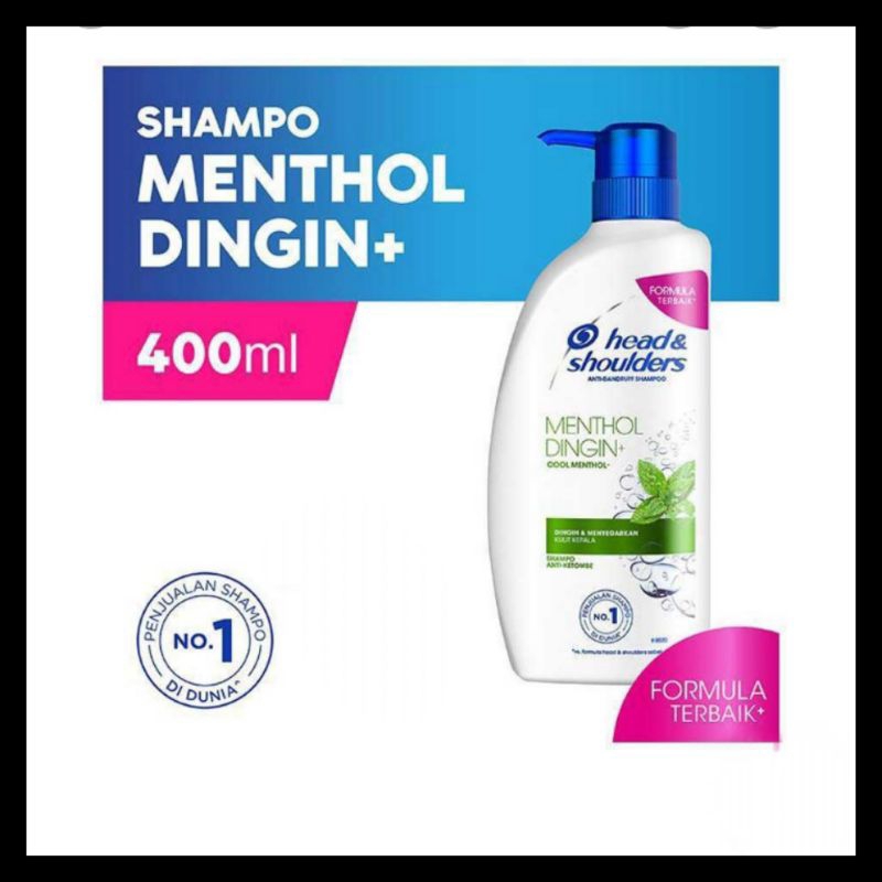 Shampo head and shoulders cool and menthol 400ml