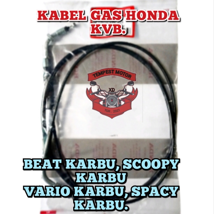 KABEL GAS BEAT KARBU HONDA KVB TALI GAS VARIO KARBU KAWAT GAS SCOOPY KARBU