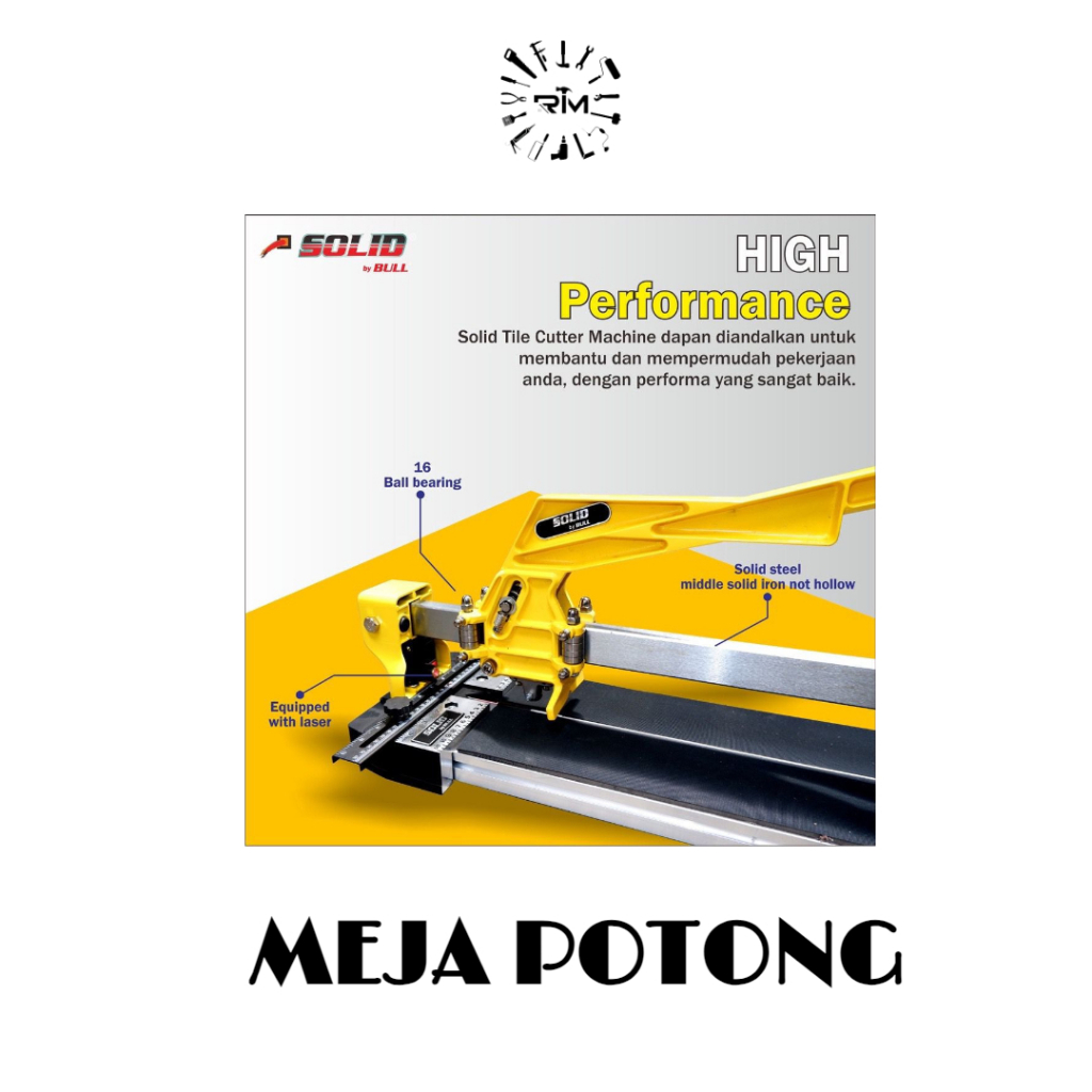 Meja Potong Keramik/Alat Potong keramik SOLID SLCT04-120 cm Berkualitas meja potong granit