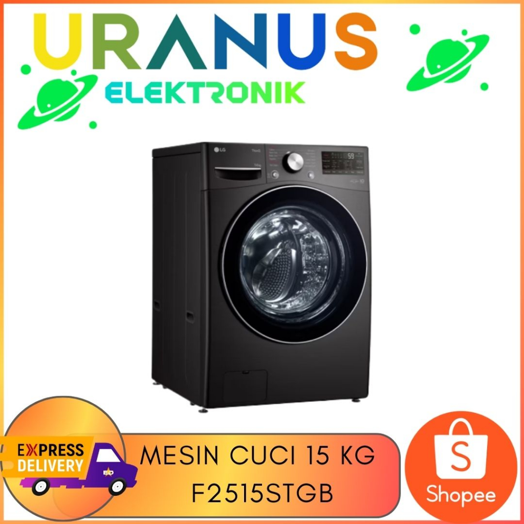 LG F2515STGB Mesin cuci front loading 15 Inverter smart Thinq