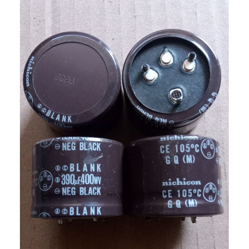 elco 390uf 400v tinggi 3cm biamiter 4cm original bekas cabutan