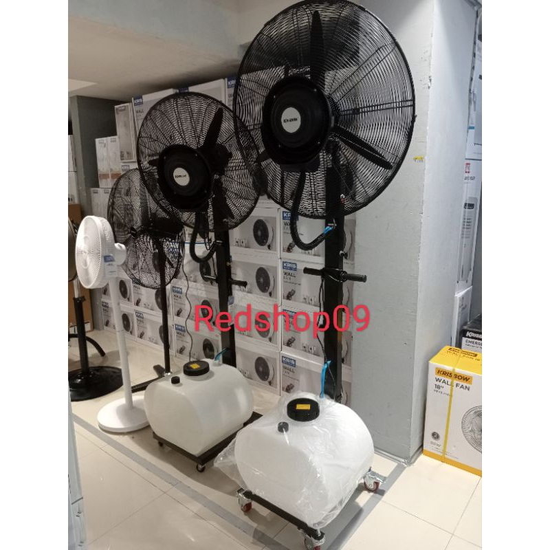 Krisbow 30 Inci Kipas Angin Uap 60 Ltr - Hitam/Kipas Angin