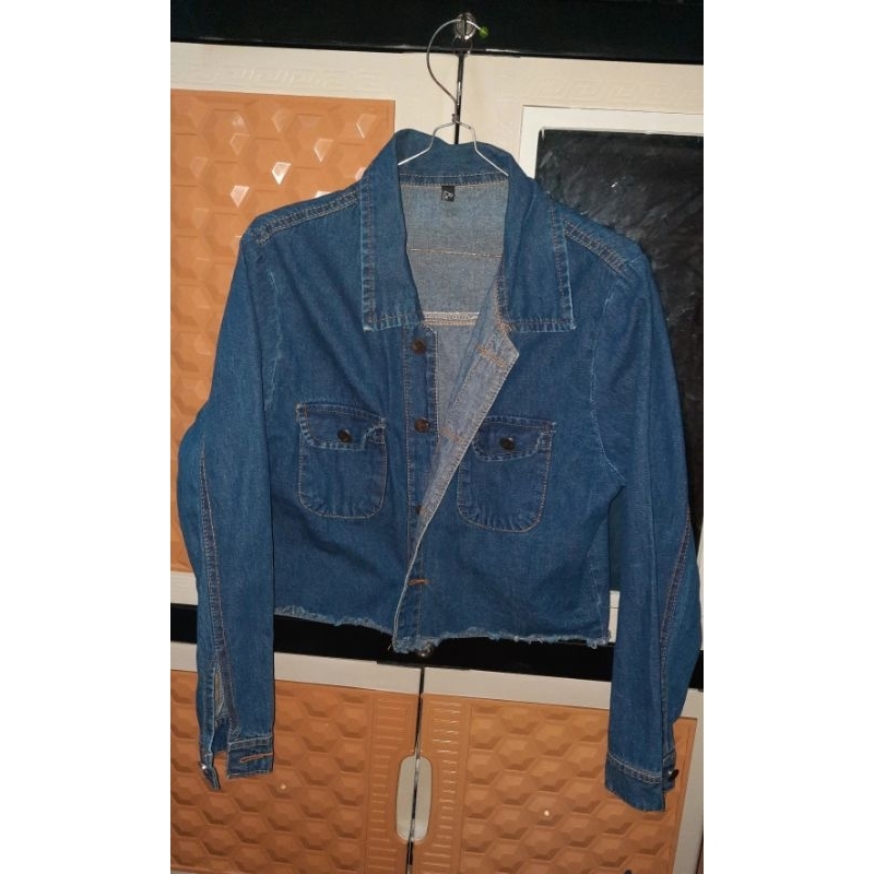 jaket jeans/crop jeans/outher jeans/jaket jeans crop