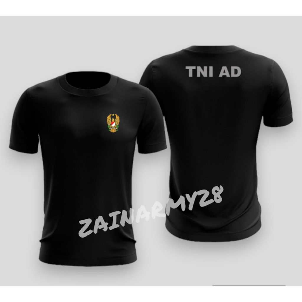 Kaos jersey olahraga TNI AD / Kaos Dryfit premium TNI AD / Baju TNI AD bisa COD