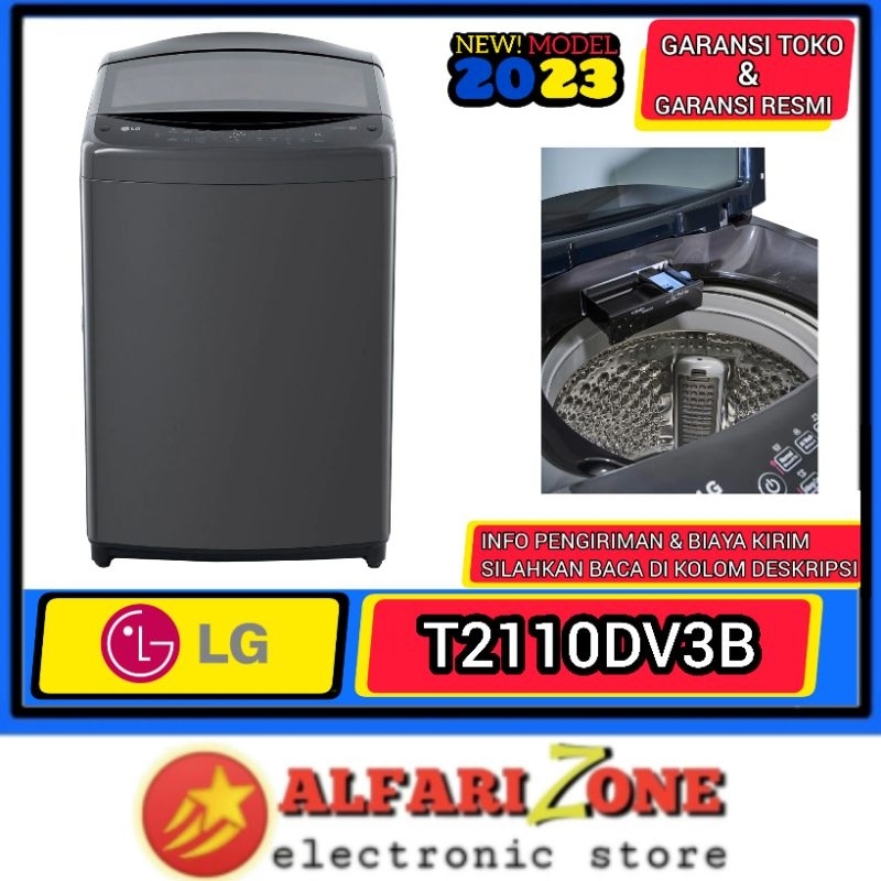 LG TV2110DV3B Mesin cuci LG 1 tabung 10 kg Mesin cuci LG top loading