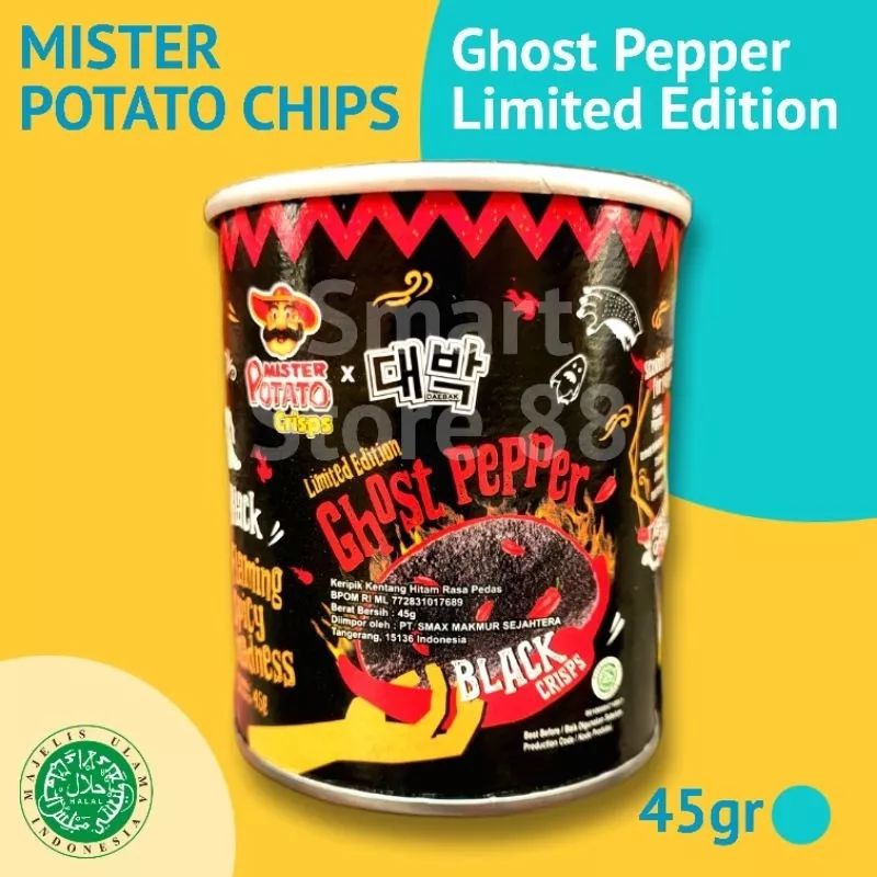 Ghost Pepper Crisps / Mister Potato Chips