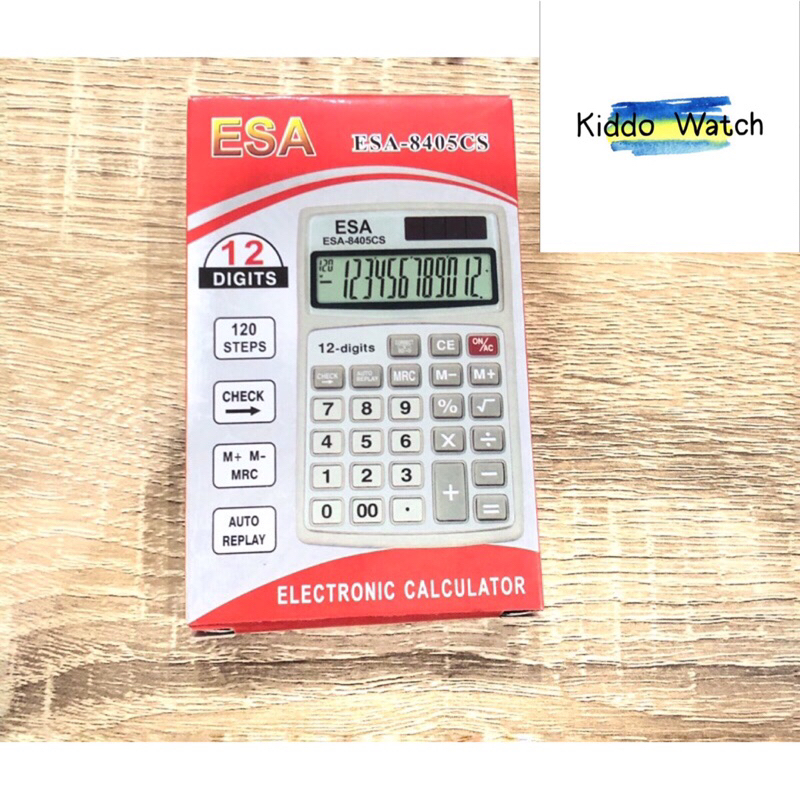 

TERMURAH!!! KALKULATOR ESA 8405 CS. UKURAN KECIL.READY DENGAN WARNA SILVER!!!