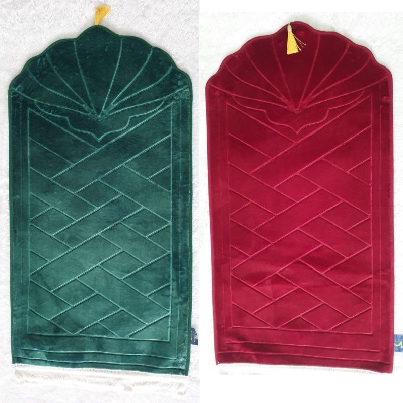 Sajadah Kubah Al Soham Polos Antislip Oleh-Oleh Haji/Umroh