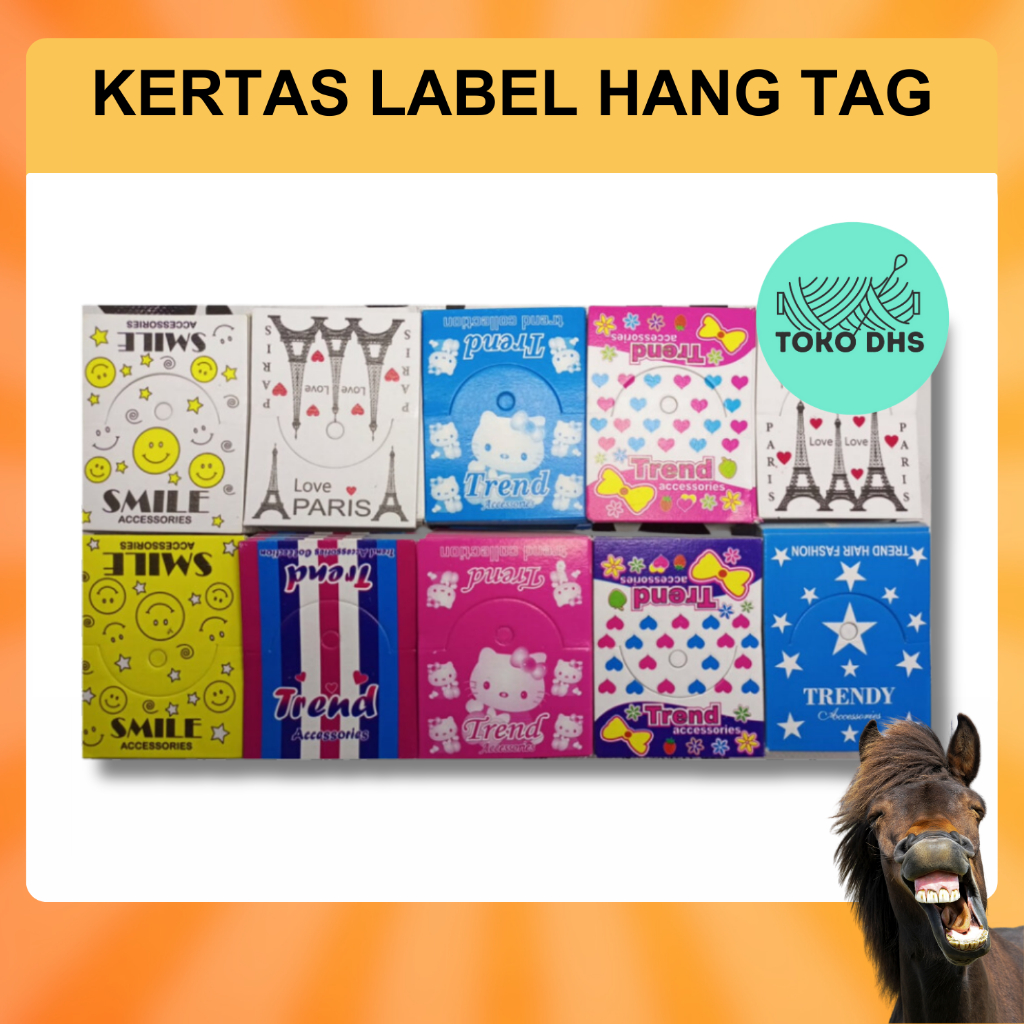 

Kertas Lebel aksesoris isi 100 lembar