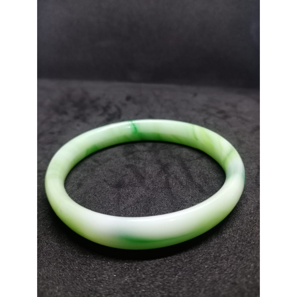 Gelang Tangan Wanita Giok - Giok Taiwan Asli Natural - Gelang Pria Wanita Batu Giok Alami