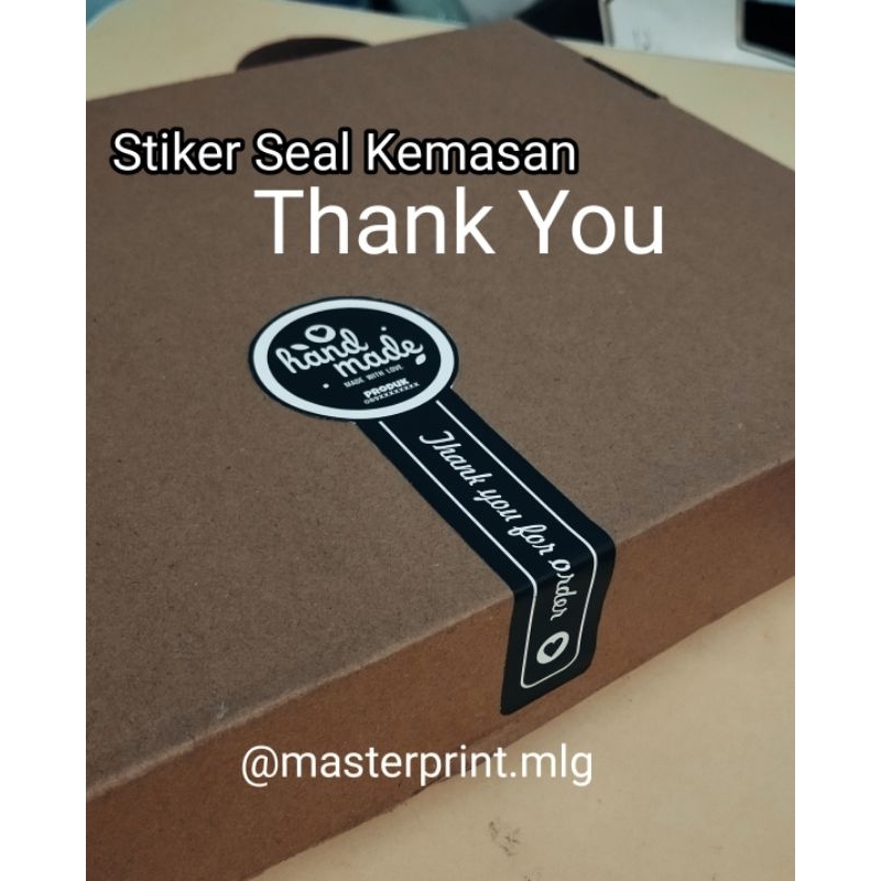 

[MP23 B] 50PCS STIKER SEAL THANK YOU SEAL TOPLES STIKER LABEL KEMASAN STIKER THANKYOU STIKER LABEL
