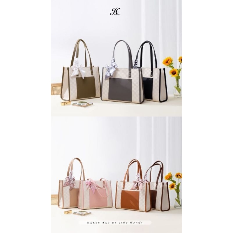 KAREN BAG / TOTE BAG / TAS BESAR ORI JIMSHONEY / PURWOREJO PROMO TAS TERMURAH