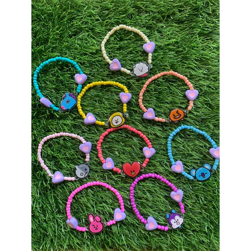 Gelang Manik BT21 Handmade | Gelang Manik | BT21 | BTS | ARMY