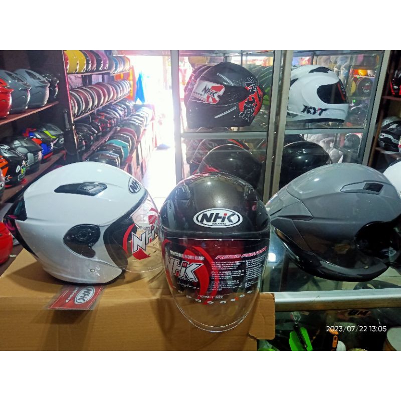 HELM NHK R 1 ELITE SOLID SNI DEWASA PRIA WANITA